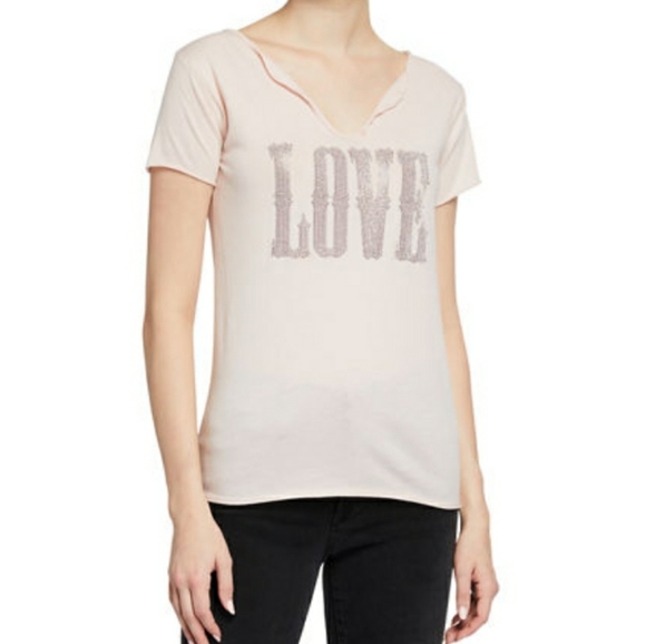 ZADIG & VOLTAIRE Studded Tee - Picture 2 of 3